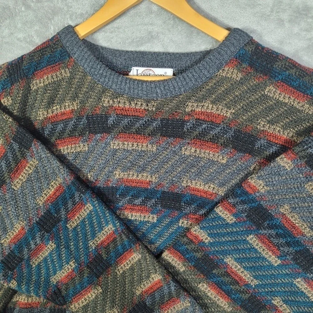Vintage Jantzen Sweater Mens XL Pullover Cosby Style Grandpacore